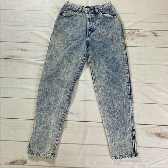 Sasson Vintage Y2K Acid Wash Mom Jeans Size 4 - Picture 2 of 12